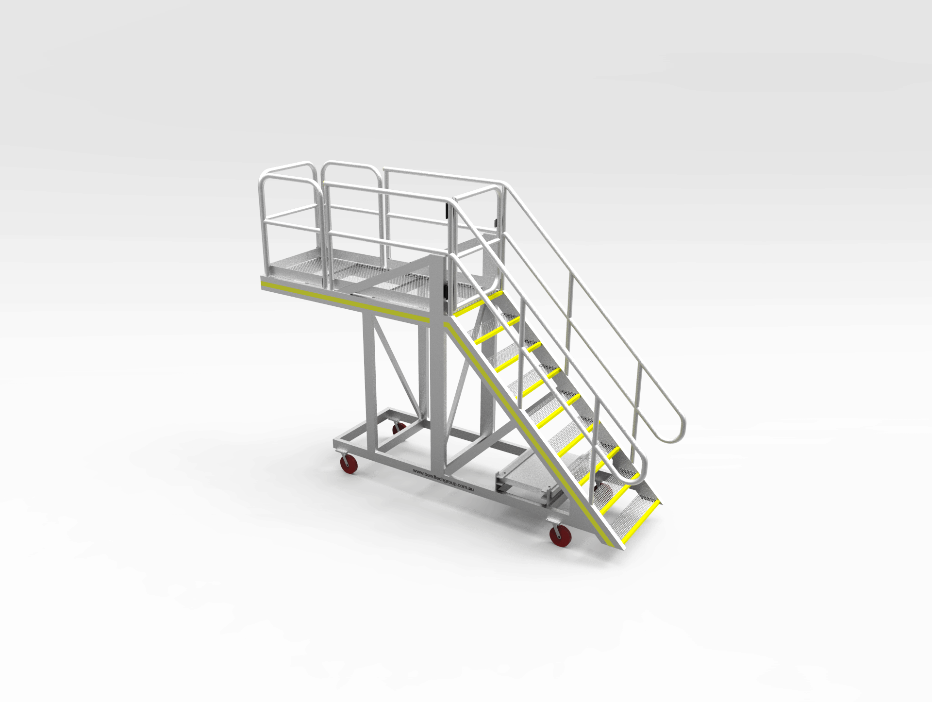  CAT  D10 Engine  Bay  Access Platform Bend Tech Group